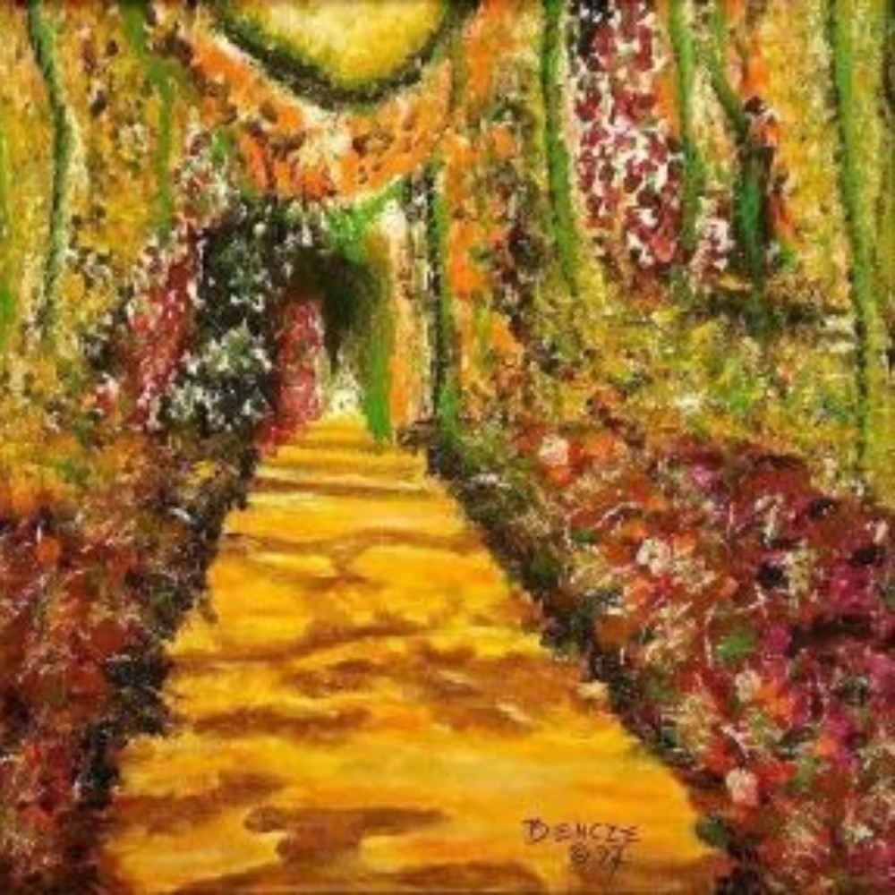 Magical Garden ~ Original Acrylic 16" x 20"